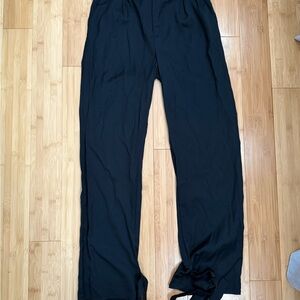 Black trouser pants